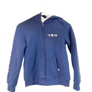Boy’s Lucky zip up Sherpa lined hoodie